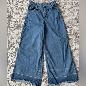 Kayra Women’s Wide-Leg Blue Jeans